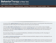 Tablet Screenshot of behaviortherapyny.com